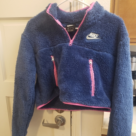 Nike crop fleece jacket - Picture 2 of 3